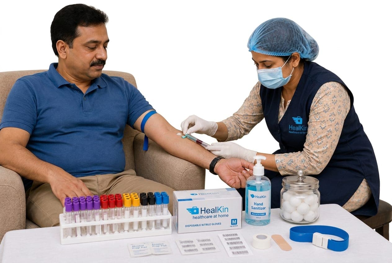 Lab Tests at home in Mumbai — Healkin nurses